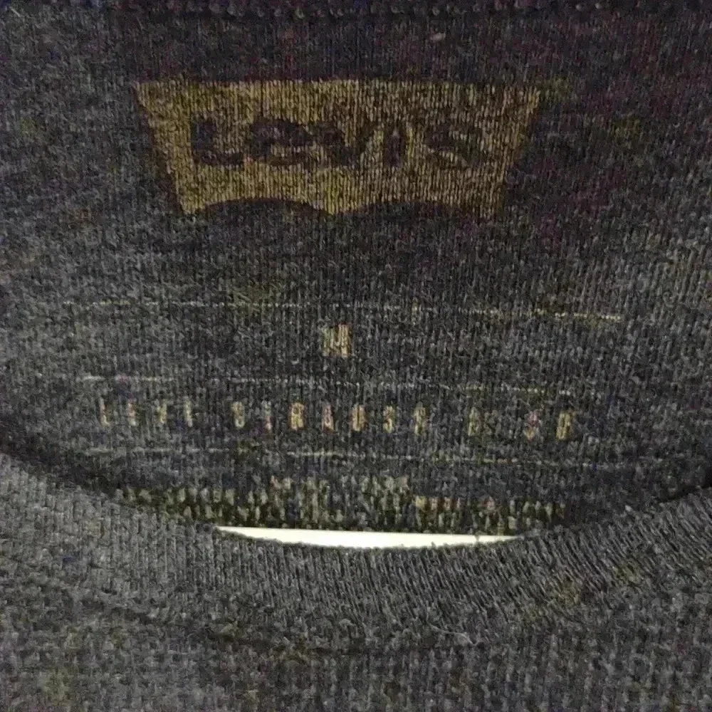 Levi Strauss navy blue long sleeve shirt mens medium‎